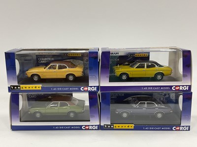 Lot 648 - Four Corgi Vanguards 1:43rd scale diecast...