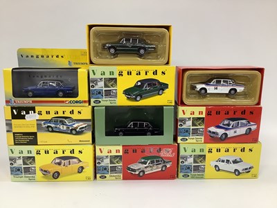 Lot 590 - Eight Lledo Vanguards 1:43rd scale diecast...