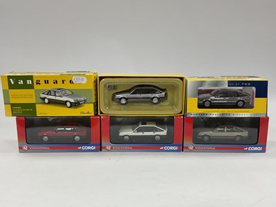 Lot 619 - Five Corgi Vanguards 1:43 scale diecast model...