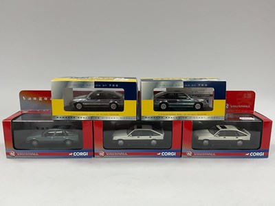 Lot 654 - Five Corgi Vanguards 1:43 scale diecast model...
