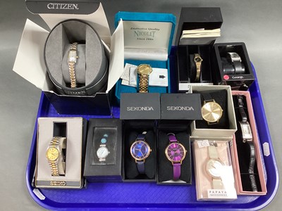 Lot 209 - Seiko Quartz; A Ladies Wristwatch, together...
