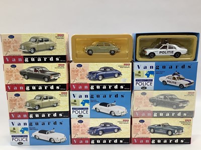 Lot 567 - Ten Lledo Vanguards 1:43 scale International...