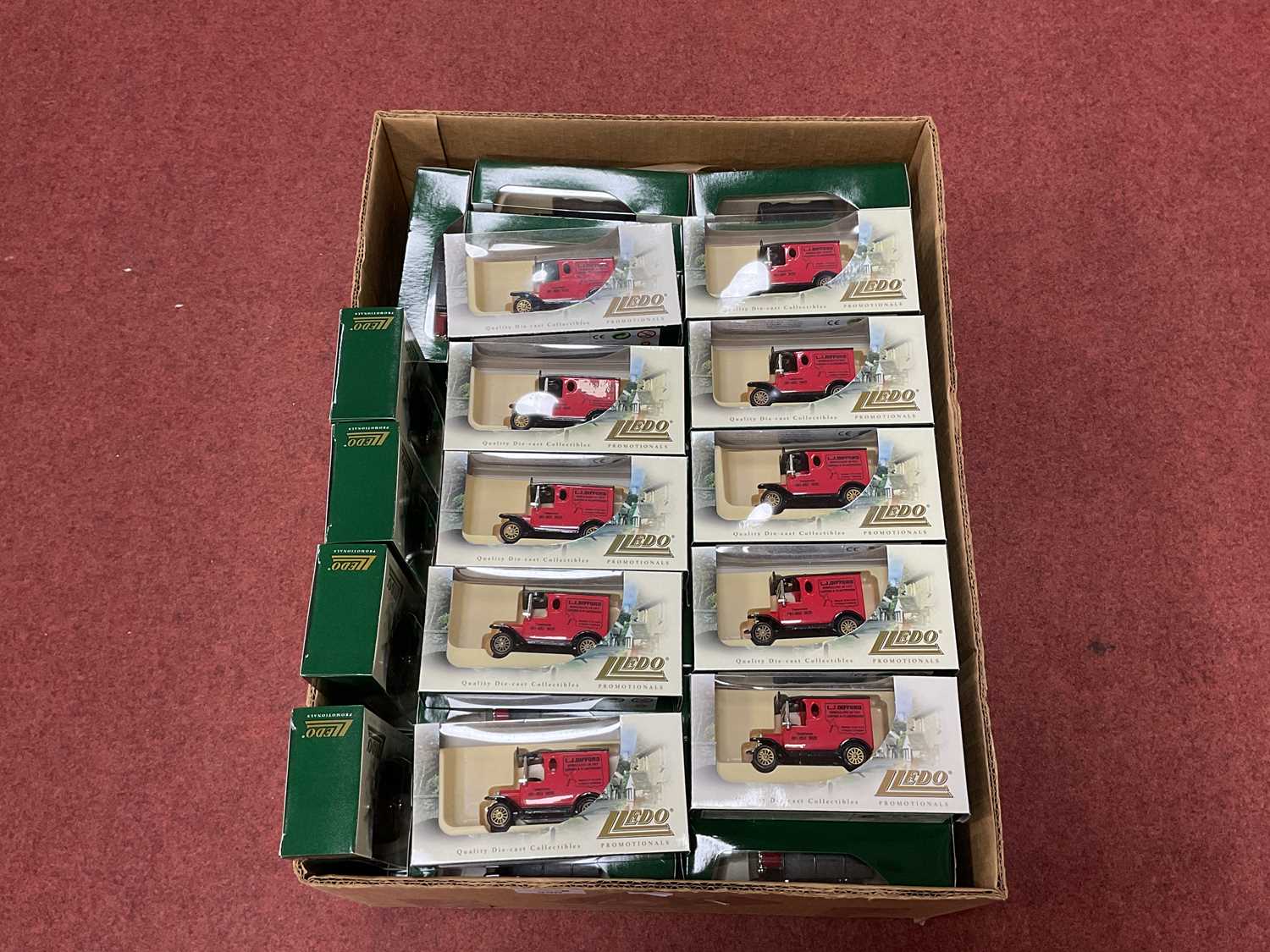 Lot 390 - Approximately Sixty-Five Lledo Diecast Model...