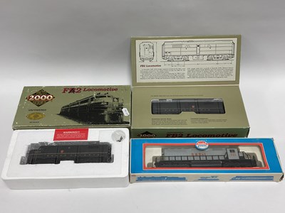 Lot 540 - Two 'HO' Gauge U.S.A. Outline Boxed Diesel...