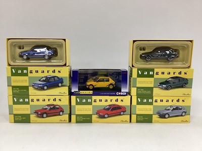 Lot 664 - Six Corgi Vanguards 1:43rd scale diecast model...