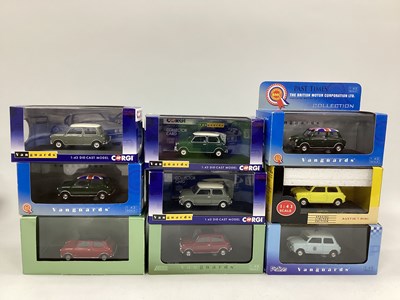 Lot 688 - Nine Corgi, Lledo Vanguards 1:43 scale diecast...