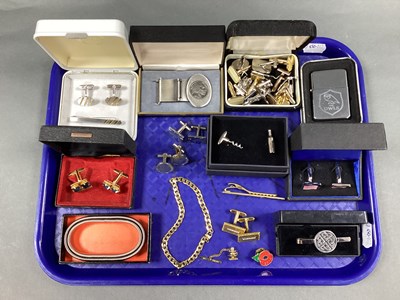 Lot 191 - A Collection of Cufflinks and Other Gent's...