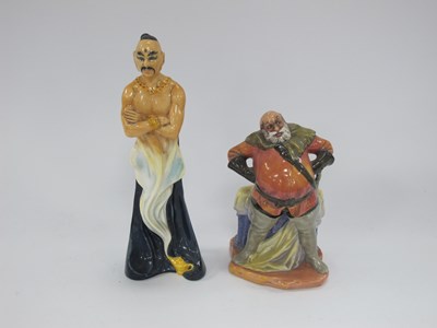 Lot 1246 - Two Royal Doulton character porcelain figures:...