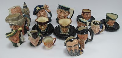 Lot 1177 - Mixed Royal Doulton character jugs, including...