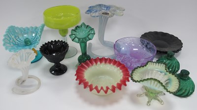 Lot 1174 - Glassware, including Italian Murano style...