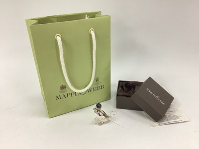 Lot 50 - Mappin & Webb; A Hallmarked Silver and Enamel...