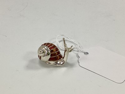 Lot 45 - Mappin & Webb; A Hallmarked Silver and Enamel...