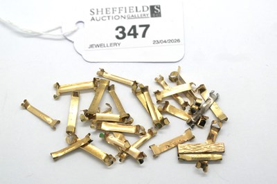 Lot 347 - A Collection of Assorted Ring Clip Size...