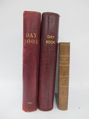 Lot 1327 - A Pair of Red Leather Bound Mid XX Century...