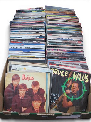 Lot 736 - Lot of 300+ 7" Singles, mixed Genres and...