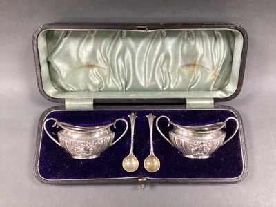 Lot 19 - A Pair of Late Victorian Hallmarked Silver...