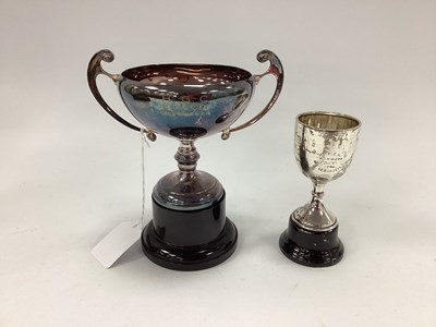 Lot 29 - A Hallmarked Silver Trophy Goblet, Birmingham...