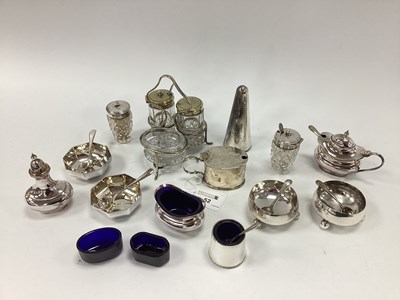 Lot 52 - A Hallmarked Silver Lidded Oval Mustard,...