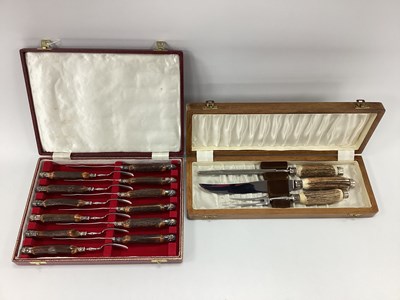 Lot 185 - Gee & Holmes Ltd (Sheffield) Set of Six Stag...