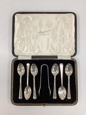 Lot 38 - A Set of Six Hallmarked Silver Teapoons, in a...
