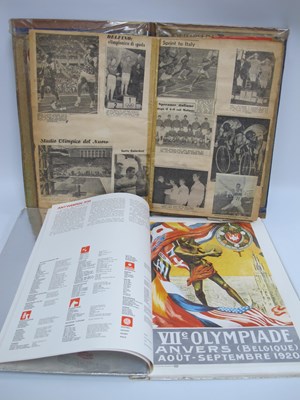 Lot 556 - History of The Olympic Posters Book, Texaco...
