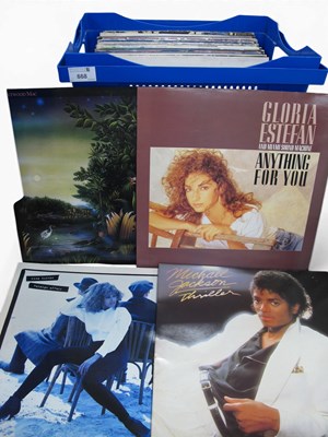 Lot 668 - Lot of 40 Rock and Pop LPs, mainly 1980s,...