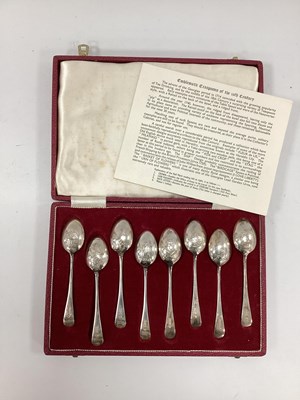 Lot 46 - A Matched Set of Eight Hallmarked Silver...