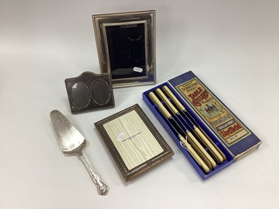 Lot 177 - A Hallmarked Silver Mounted Rectangular...