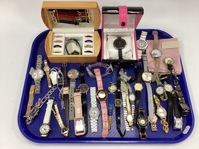 Lot 161 - A Collection of Assorted Ladies Wristwatches,...