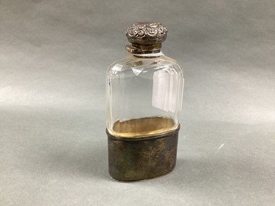 Lot 10 - An Edwardian Hallmarked Silver Mounted Glass...