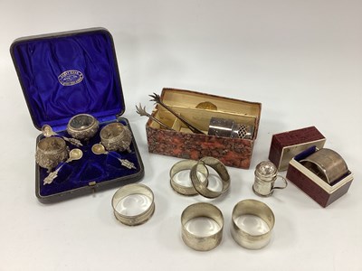 Lot 35 - A Pair of Hallmarked Silver Napkin Rings,...