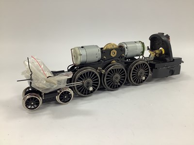 Lot 598 - An O gauge chassis for a 4-6-2 locomotive...