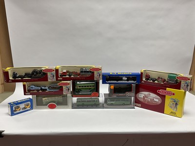 Lot 522 - Fourteen 1:76th scale diecast model lineside...