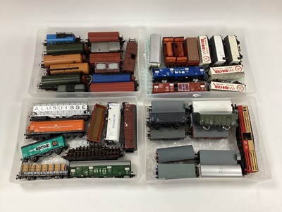 Lot 604 - Four trays containing approximately forty-five...
