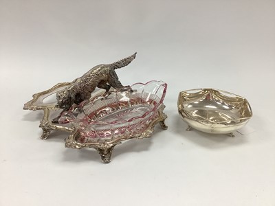 Lot 31 - A Decorative Plated Dish Stand, of shaped...