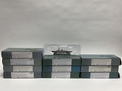 Lot 526 - Ten Atlas Editions 1:1250 'Legendary Warship...