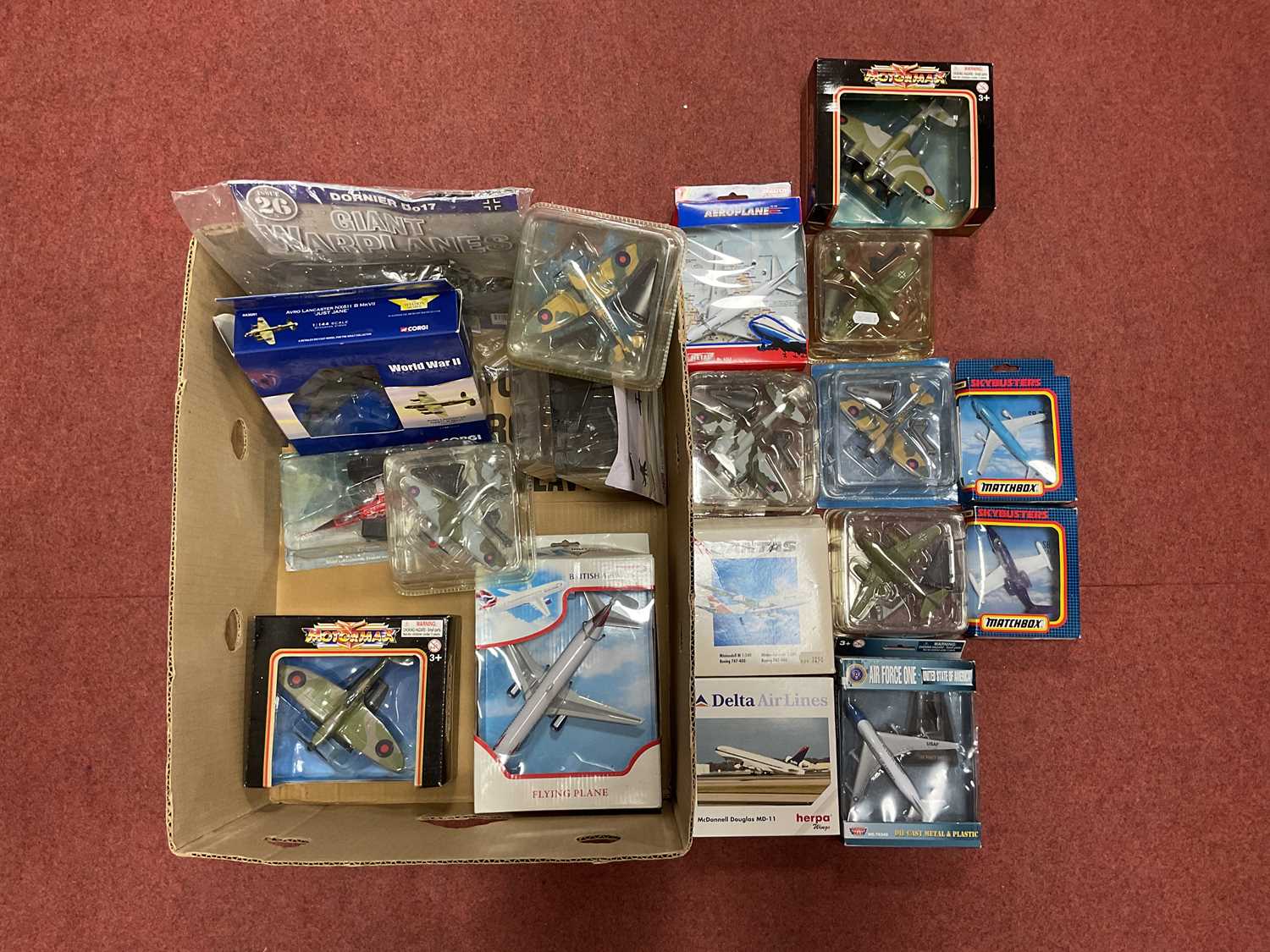 Lot 328 - Approximately Twenty diecast model aircraft by...