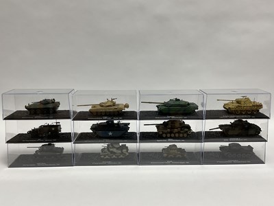 Lot 492 - Twelve DeAgostini 1:72 scale diecast model...
