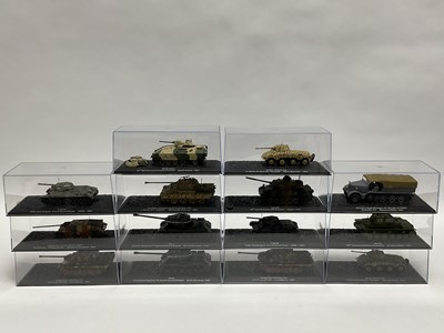 Lot 477 - Fourteen DeAgostini 1:72 scale diecast model...