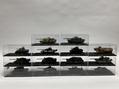 Lot 450 - Fourteen DeAgostini 1:72 scale diecast model...