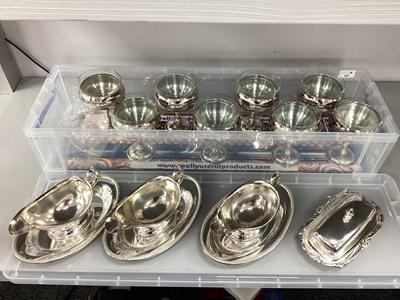Lot 181 - A Set of Eight Jonelle Silver Plated Cocktail...