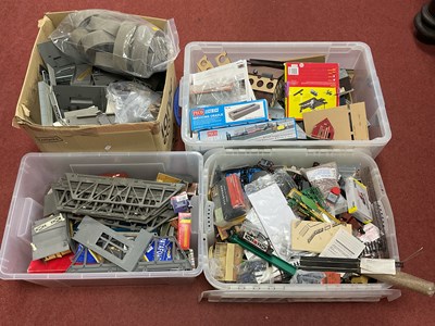 Lot 398 - Four large containers and boxes with the...