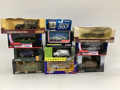 Lot 684 - Ten Diecast Vehicles by Corgi and Solido, many...