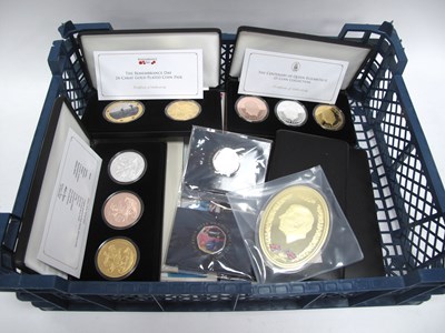 Lot 1367 - Collection Of GB Coin Sets And Packs, includes...