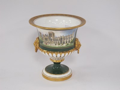 Lot 1243 - Royal Worcester porcelain urn commemorating...