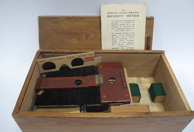 Lot 1325 - A 1900s Sanger Shepherd density meter by E.S.S....