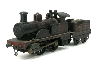 Lot 313 - A Circa 1910 Bing O gauge Live Steam 0-4-0 and...