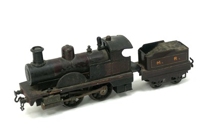 Lot 313 - A Circa 1910 Bing O gauge Live Steam 0-4-0 and...