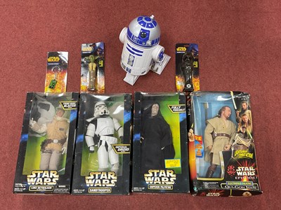 Lot 748 - Three Modern Hasbro Kenner Star Wars 12 inch...