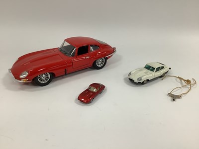 Lot 778 - Three Model Jaguar E Types, including a Schuco...